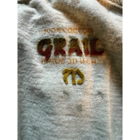 Vintage Y2K GRAIL light green hummingbird paint splatter tshirt M distressed - Picture 4 of 9